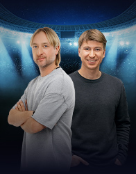 Евгений Плющенко и Алексей Ягудин «Мушкетеры 25 лет спустя»